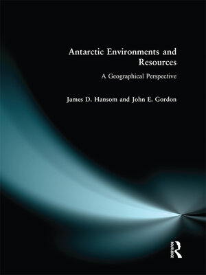 cover image of Antarctic Environments and Resources